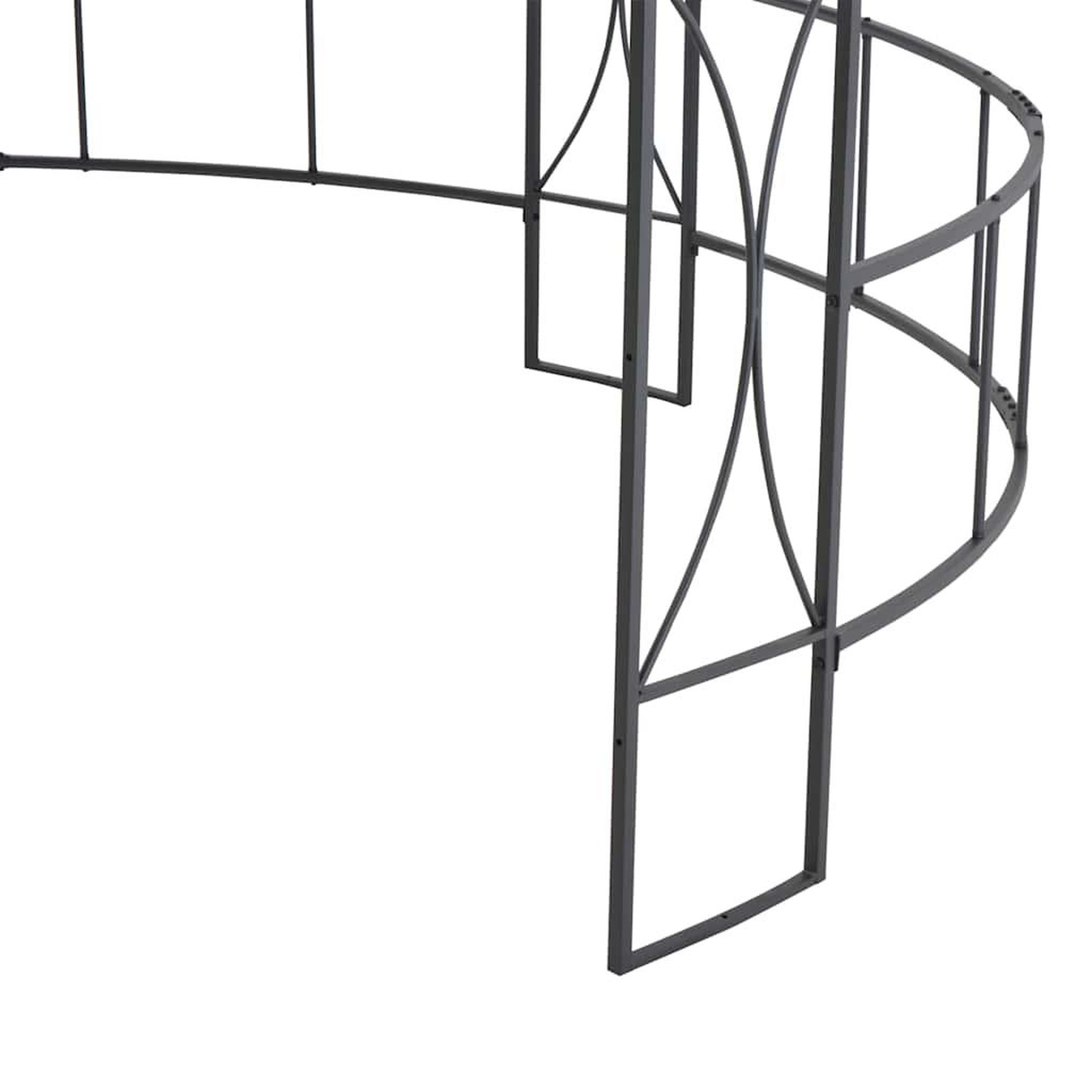 Voir la diapositive 6 : VIDAXL Belvedere 300x290 cm Taupe Rond