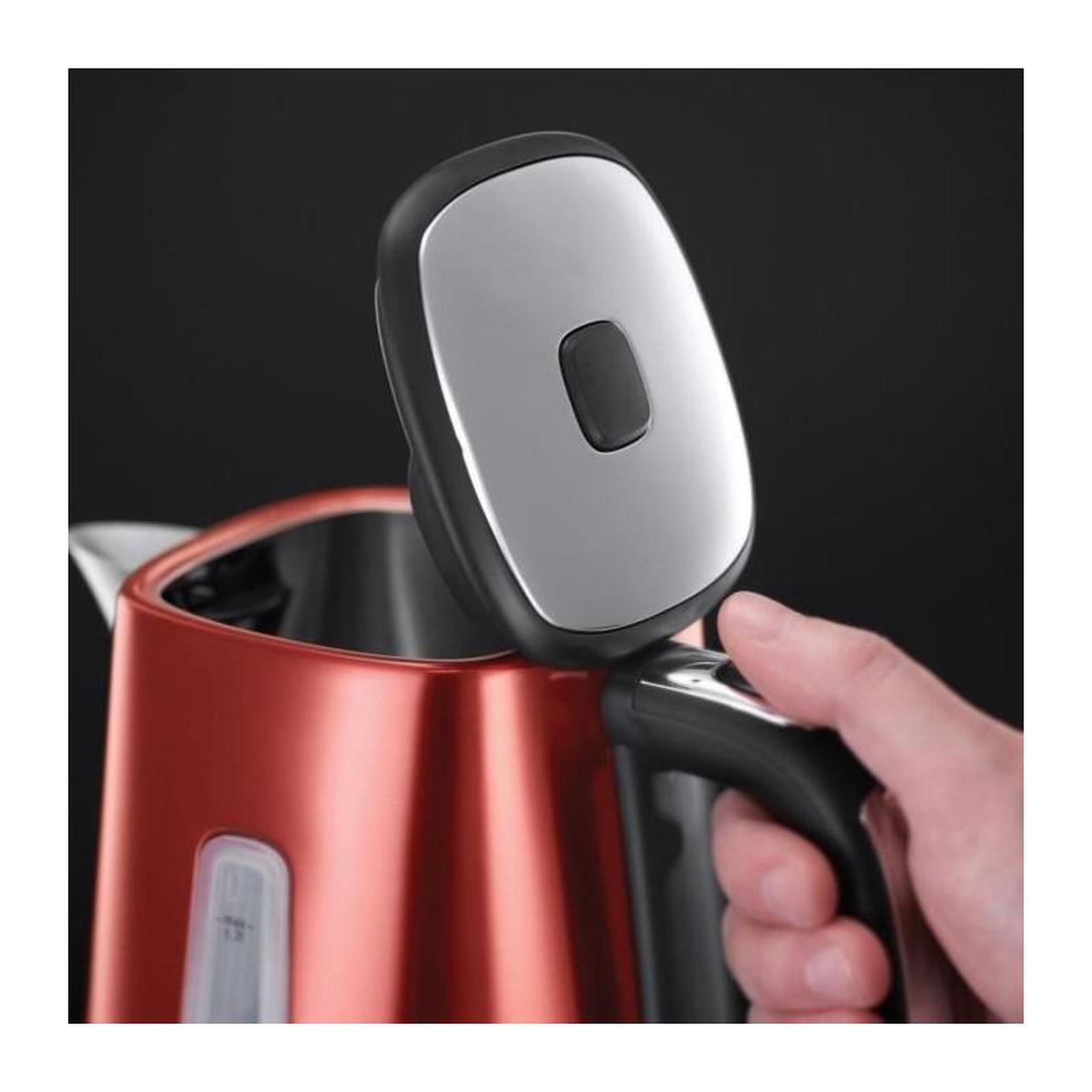 Voir la diapositive 3 : Russell Hobbs RUSSELL HOBBS 23210-70 - Bouilloire Luna 1,7L - Rouge Solaire