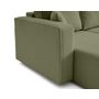 Voir la diapositive 6 : BEST MOBILIER Topaze - canapé d'angle réversible - 4 places - convertible avec coffre - en tissu bouclette