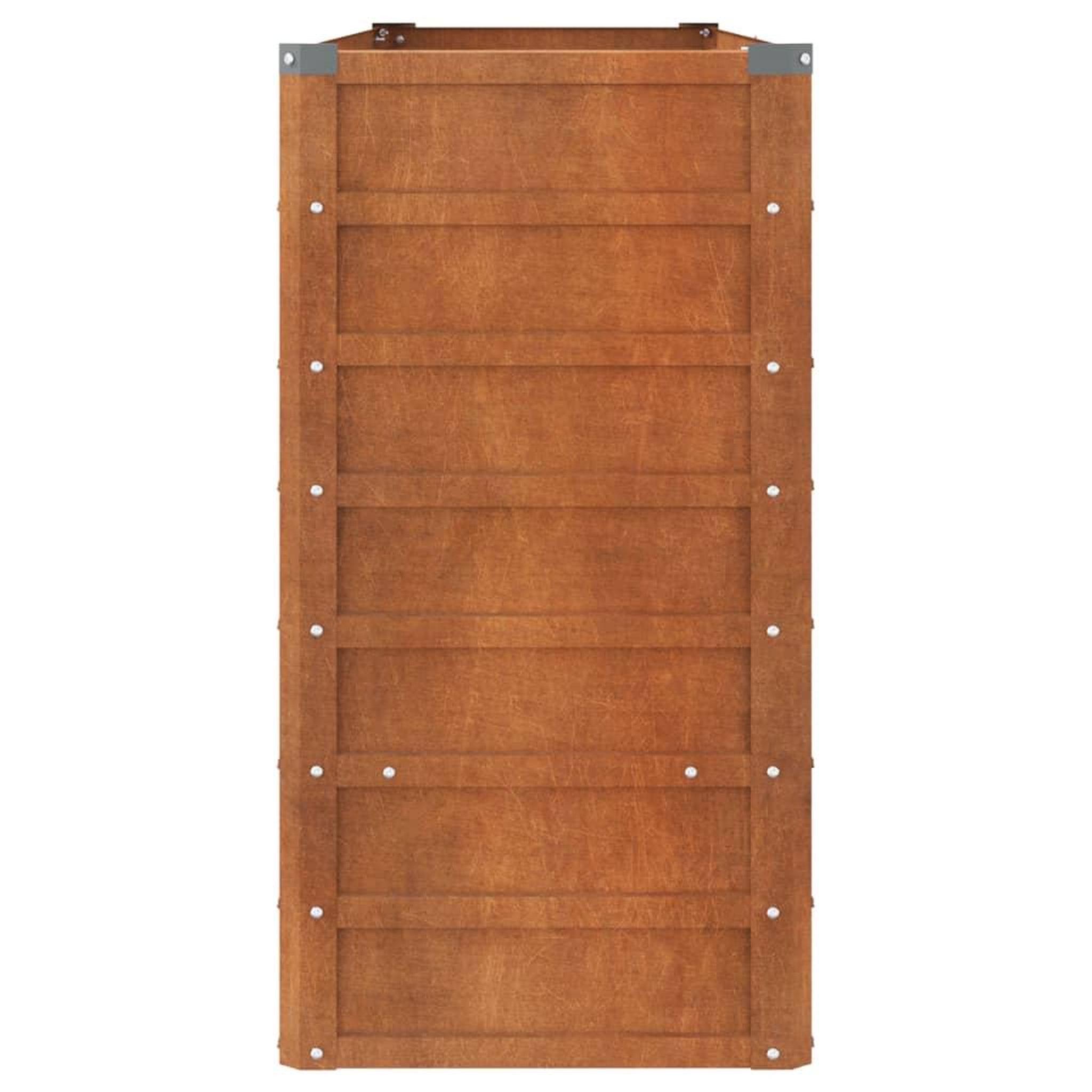 Voir la diapositive 5 : VIDAXL Lit sureleve de jardin rouille 160x40x77 cm acier corten