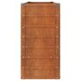 Voir la diapositive 5 : VIDAXL Lit sureleve de jardin rouille 160x40x77 cm acier corten