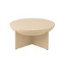 Voir la diapositive 2 : Paris Prix Table Basse Design en Bois  Cave  90cm Beige
