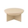 Voir la diapositive 2 : Paris Prix Table Basse Design en Bois  Cave  90cm Beige