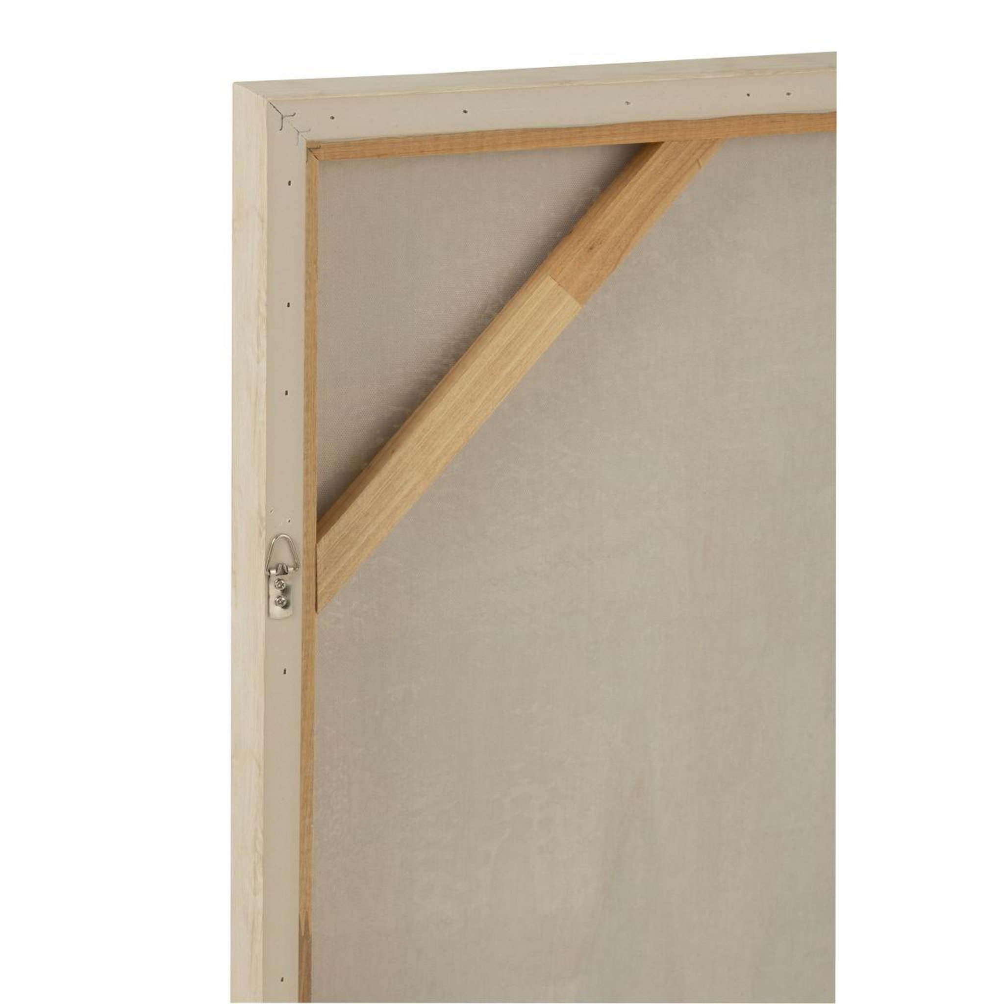 Voir la diapositive 3 : J-LINE Tableau peinture déco  tog  82x122cm naturel