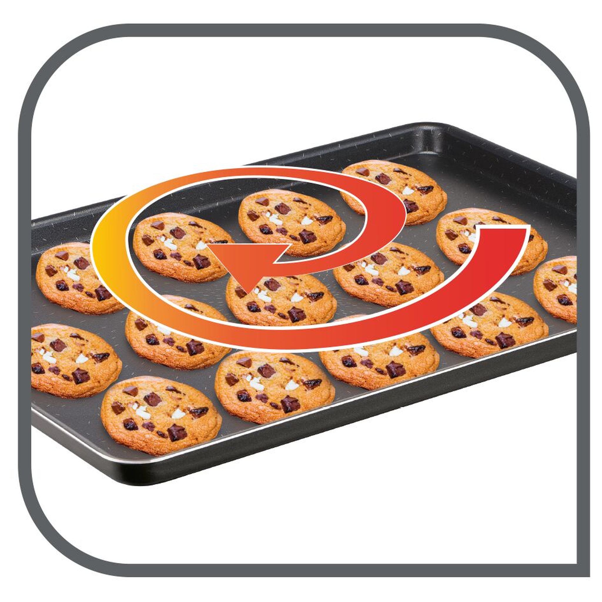 Voir la diapositive 2 : TEFAL Plaque à pâtisserie ULTIMATE 38 x 28 cm