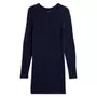INEXTENSO Robe pull col rond bleu femme