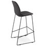 Voir la diapositive 4 : Paris Prix Chaise de Bar Tissu  Verno  112cm Gris Foncé