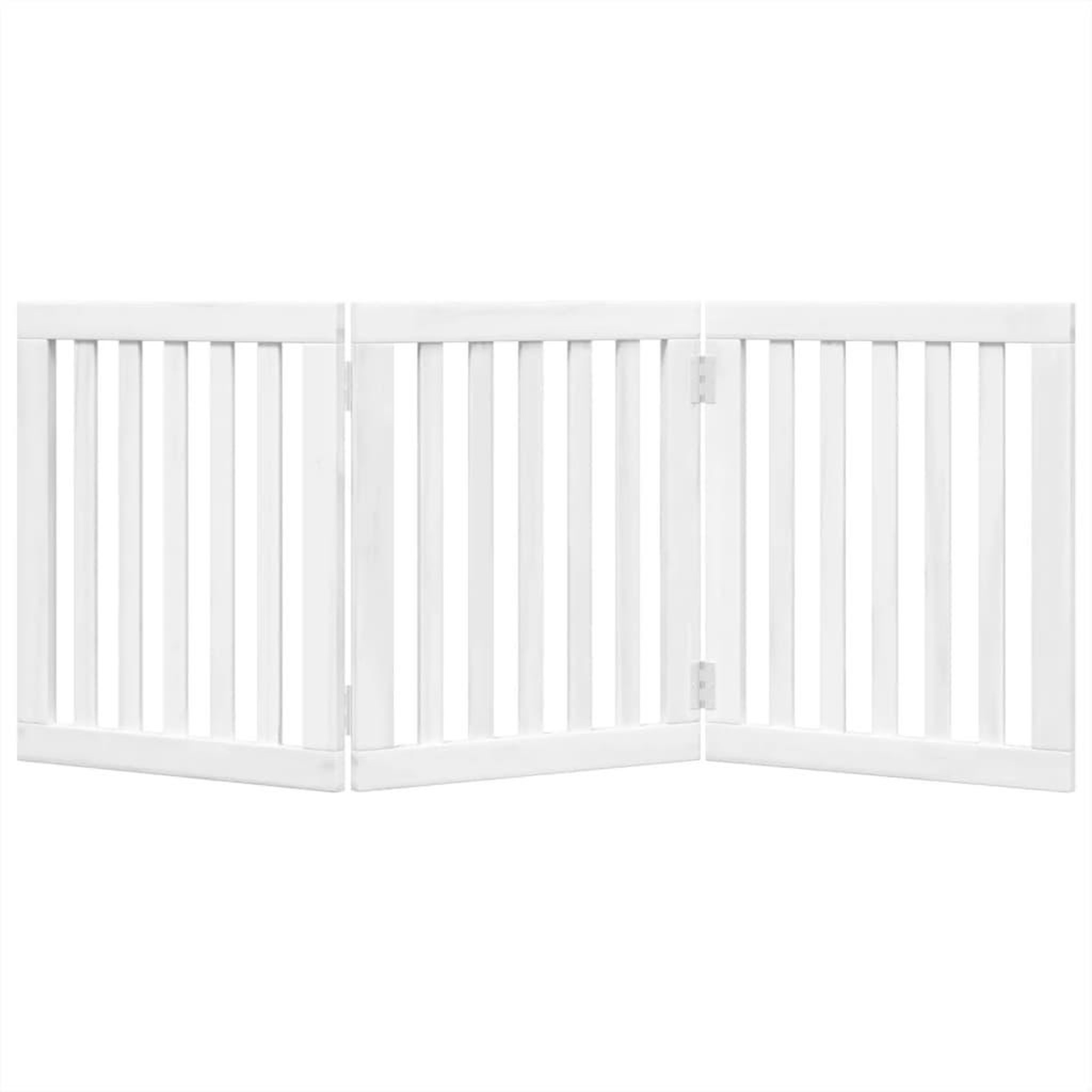 Voir la diapositive 4 : VIDAXL Barriere pour chien pliable 3 panneaux 150 cm bois de peuplier