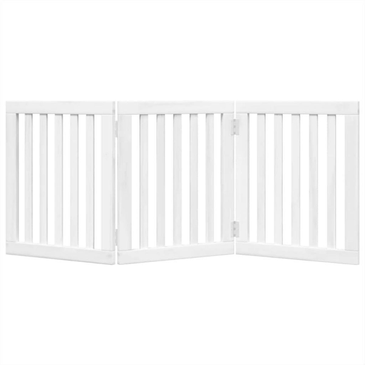 VIDAXL Barriere pour chien pliable 3 panneaux 150 cm bois de peuplier