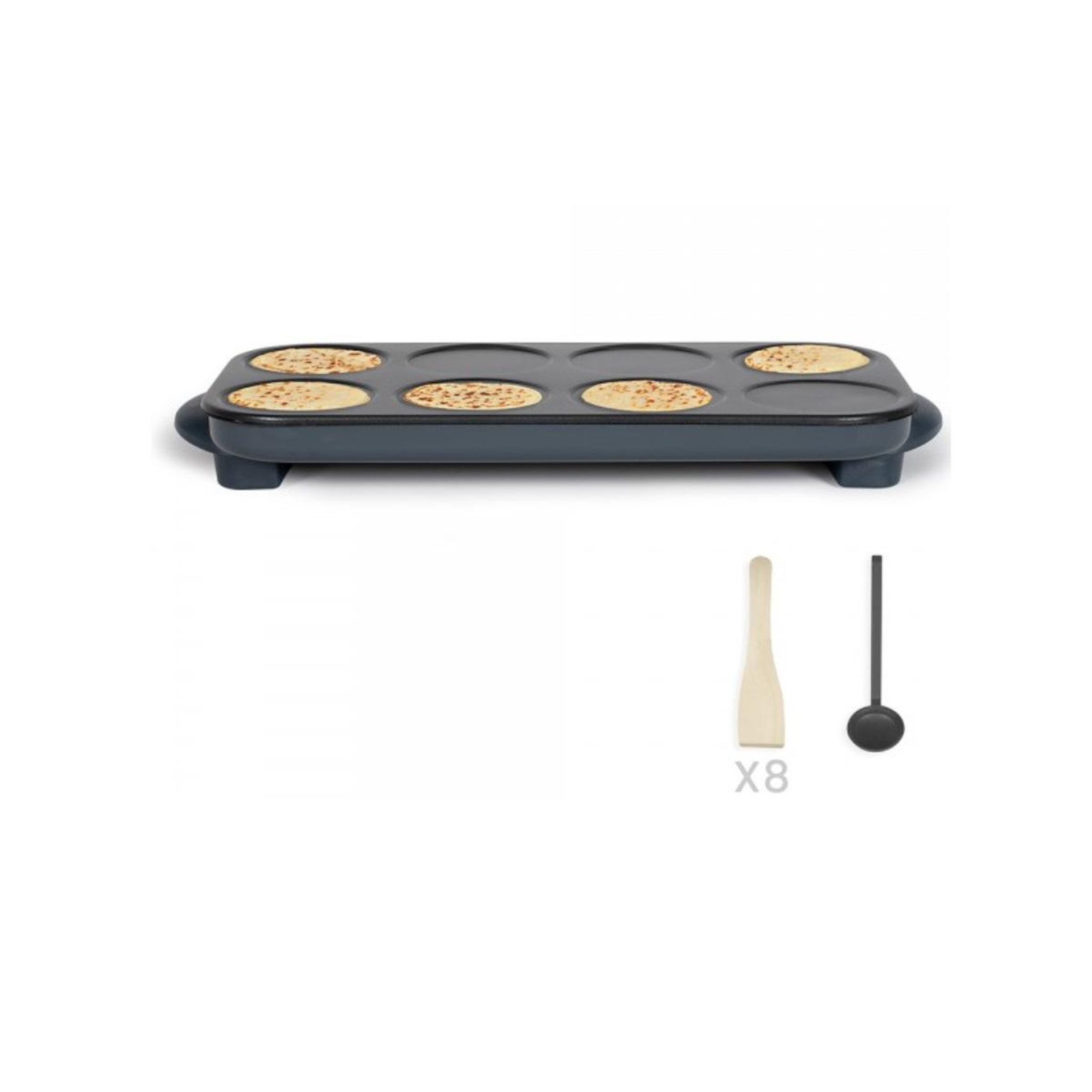 LIVOO Crêpière 1500w 12 cm multi crêpes - doc186g