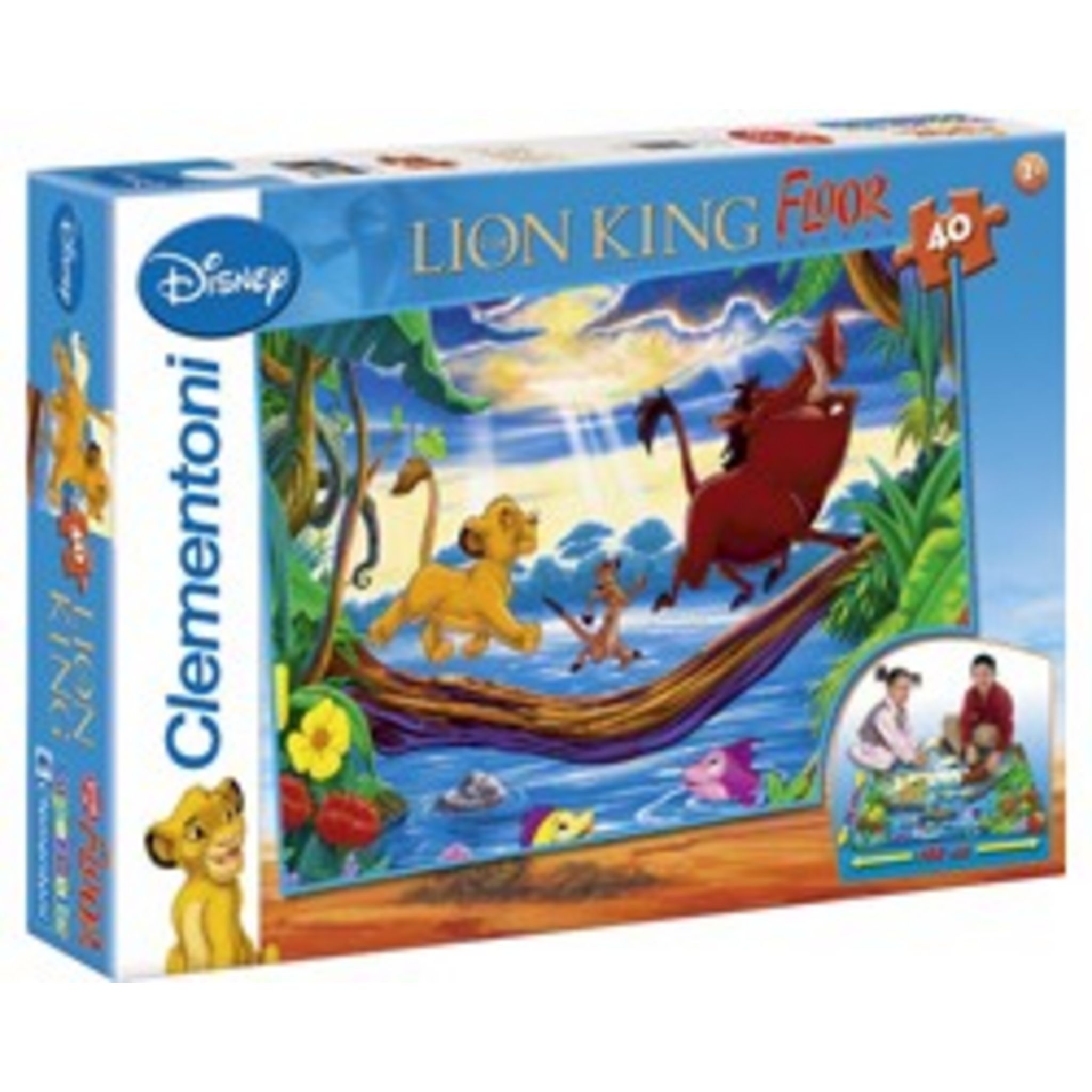 CLEMENTONI Puzzle de sol, Le Roi Lion: Hakuna Matata pas cher - Auchan.fr