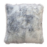Paris Prix Coussin Imitation Fourrure  Antartic  45x45cm Gris
