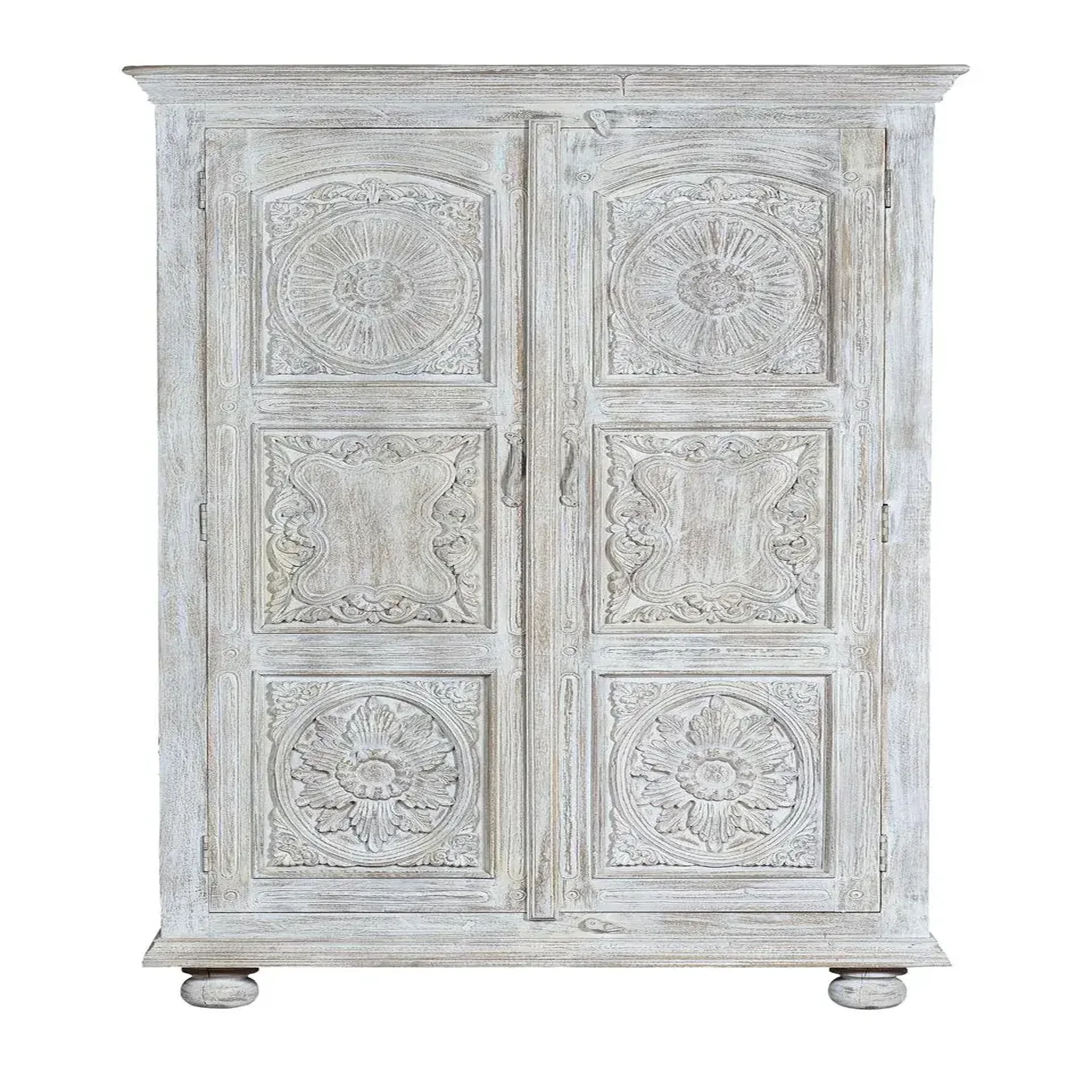 GINER Y COLOMER SL Armoire en bois de manguier 114cm style rustique vintage