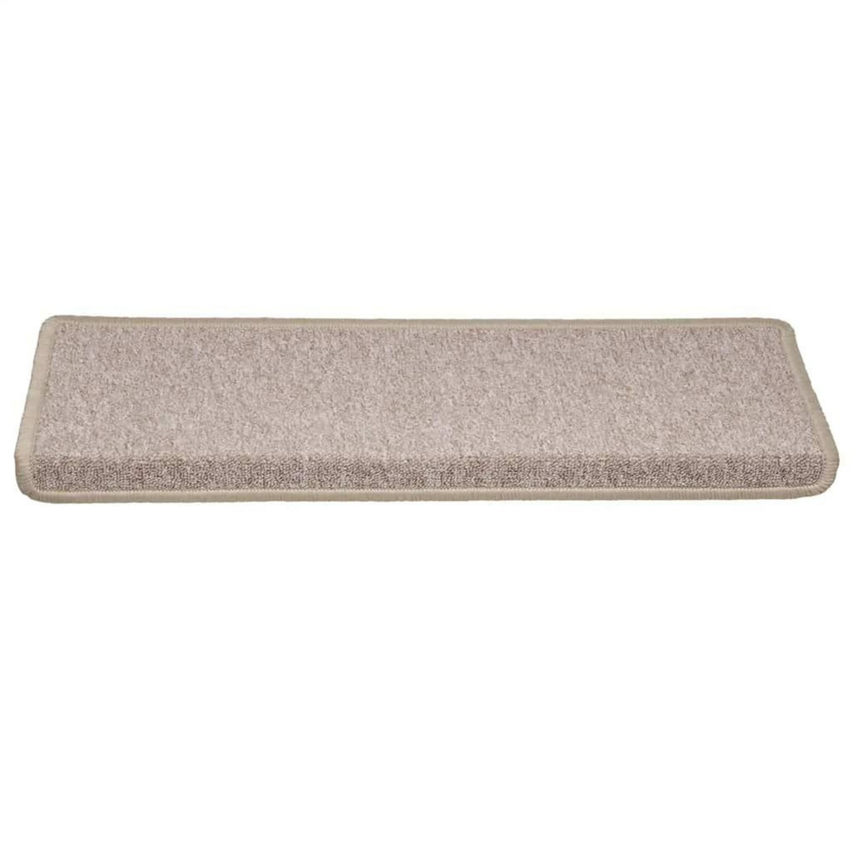 VIDAXL Tapis d'escalier 30 pcs 65x21x4 cm Taupe