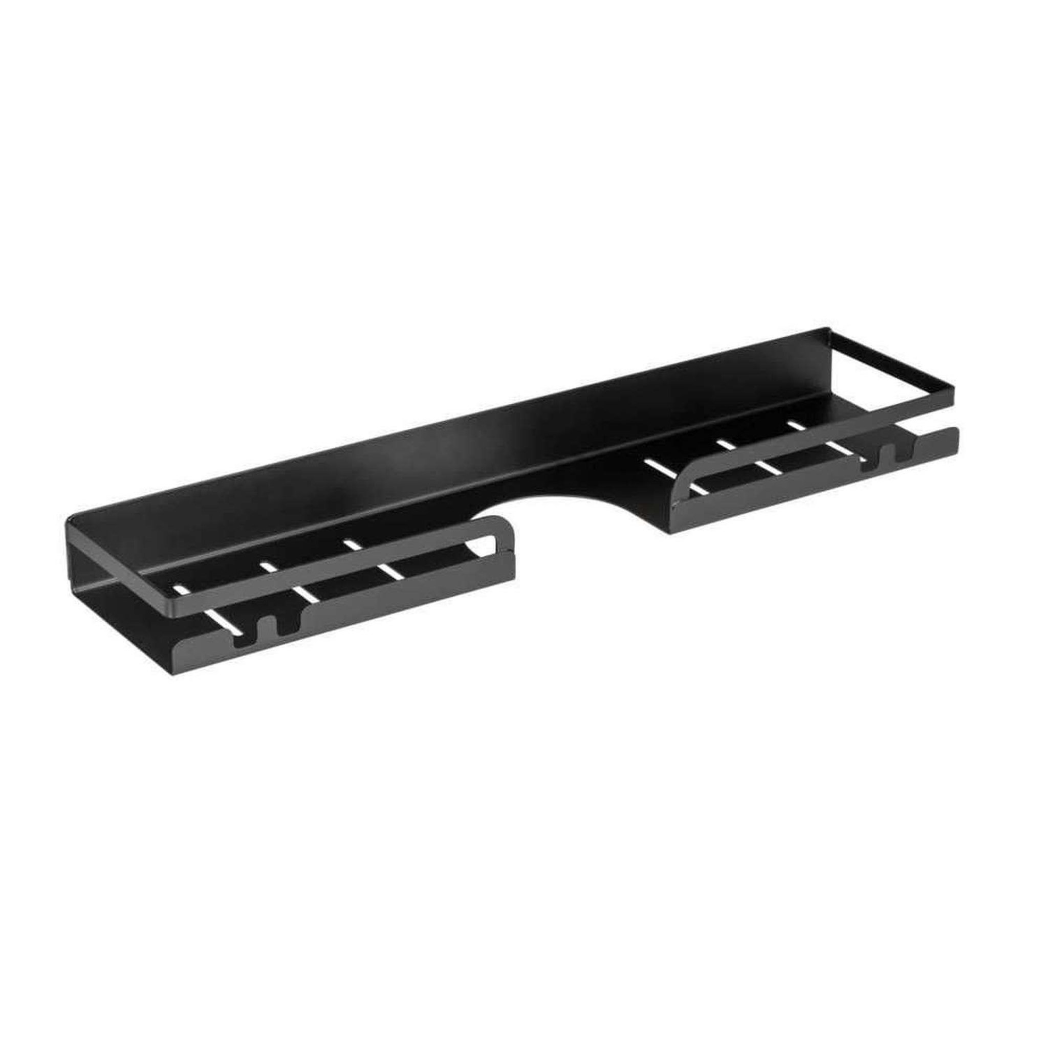 Voir la diapositive 3 : Wenko Étagère barre de douche - l. 45 cm - noir