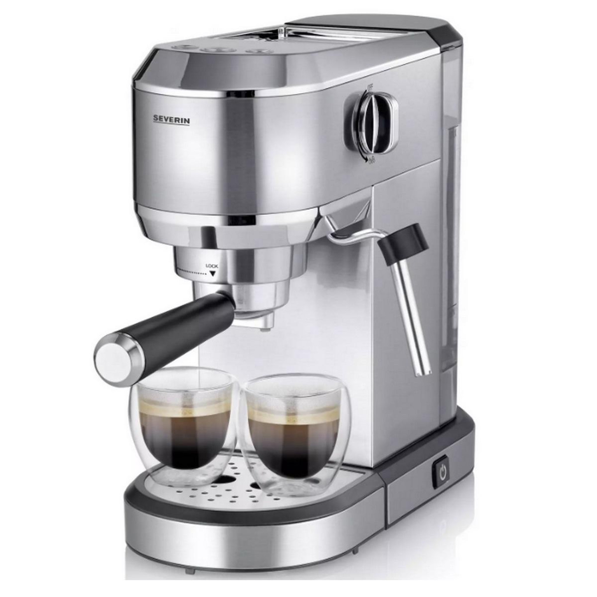 SEVERIN Machine à expresso 20 bars gris - ka5997