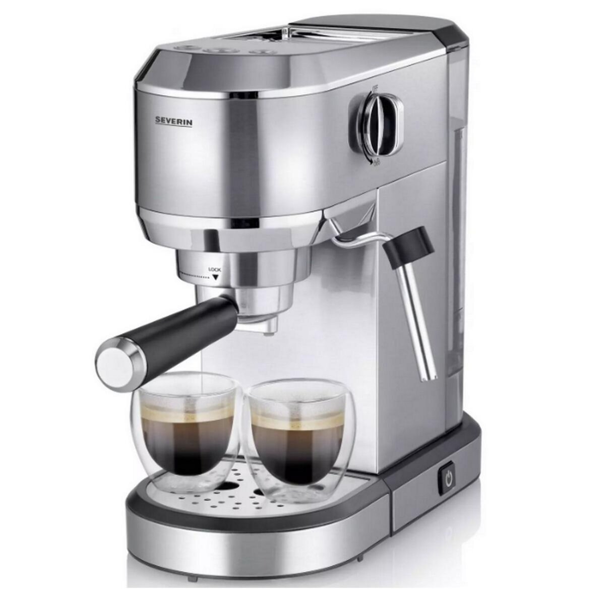 SEVERIN Machine à expresso 20 bars gris - KA5997