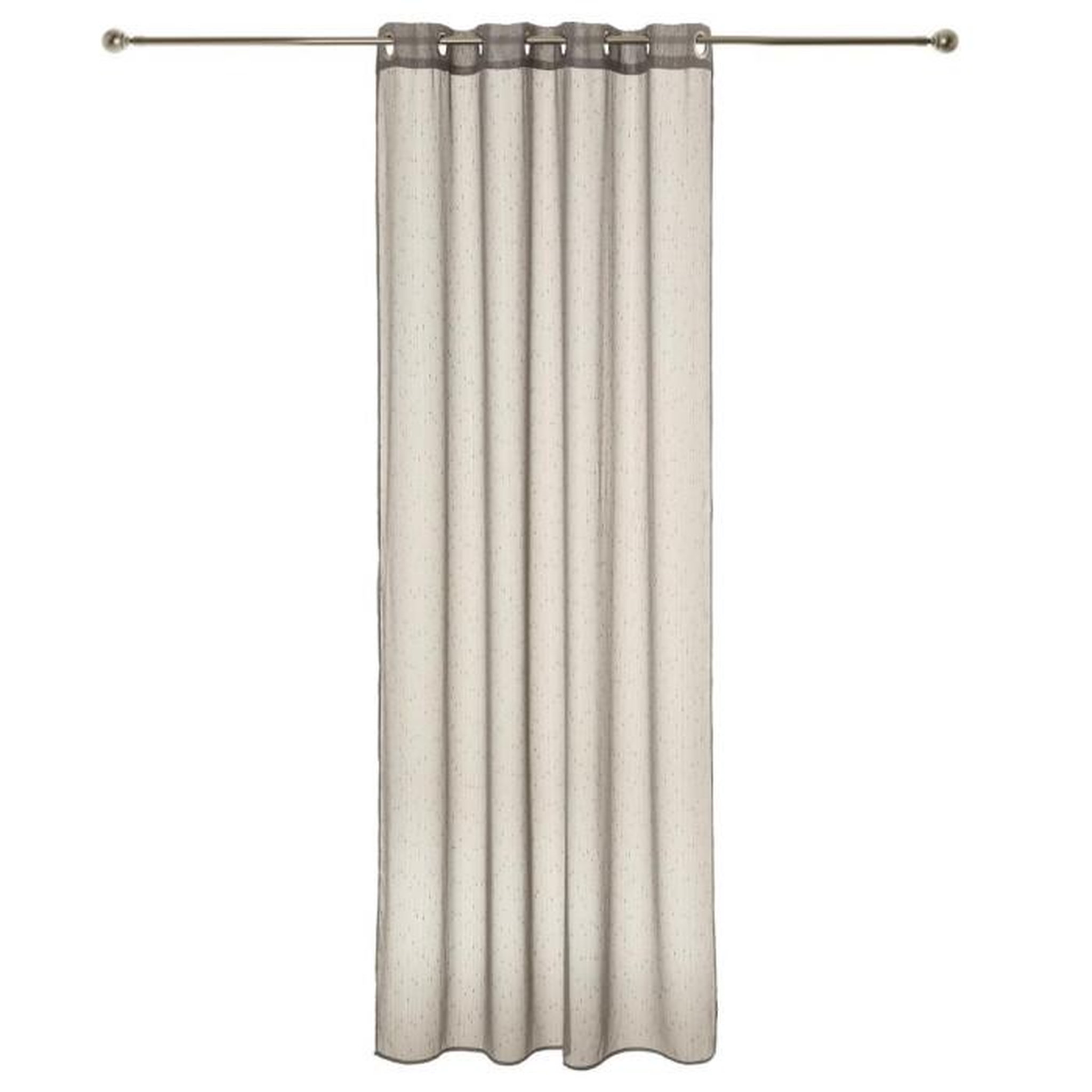 Voir la diapositive 1 : ATMOSPHERA Rideau Voilage  Rayure  140x240cm Gris