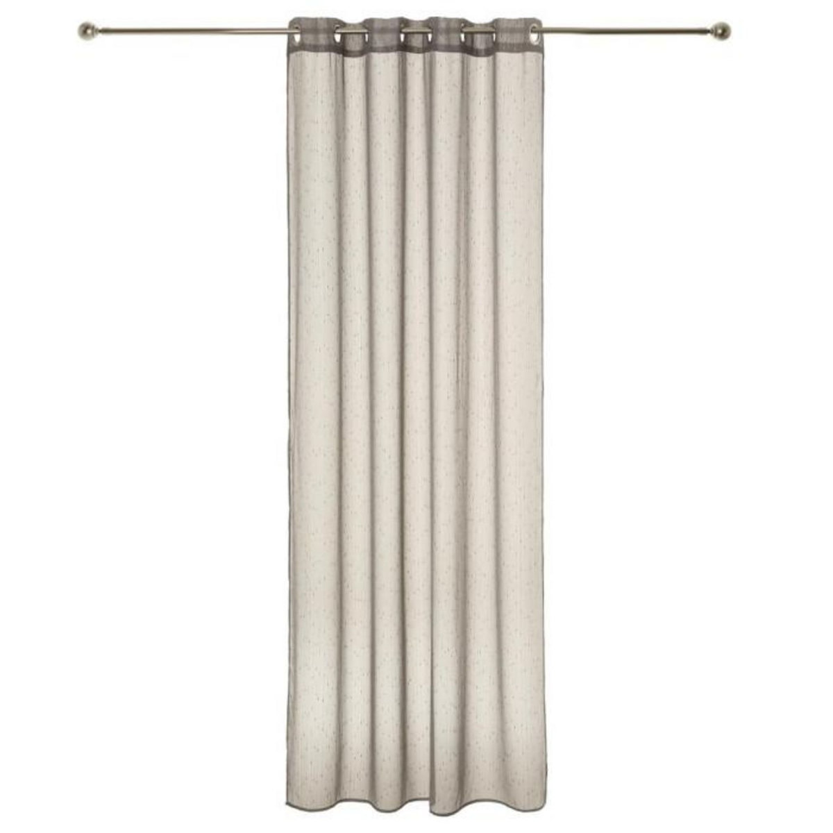 ATMOSPHERA Rideau Voilage  Rayure  140x240cm Gris