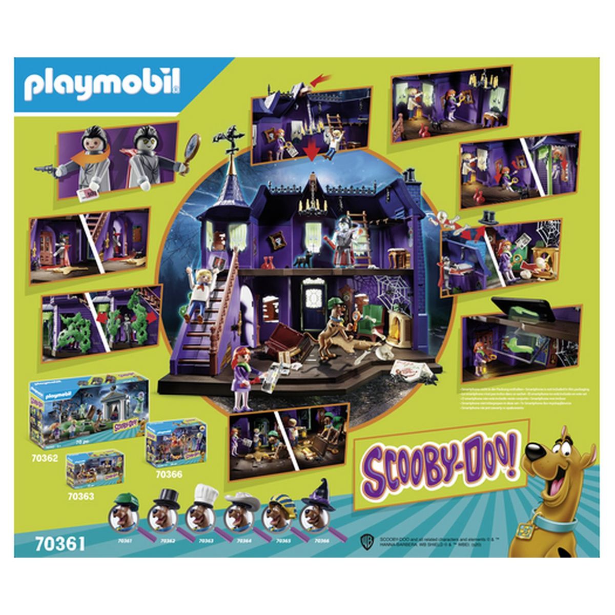 PLAYMOBIL PLAY 70361 - Scooby Doo! - Histoires dans le Manoir