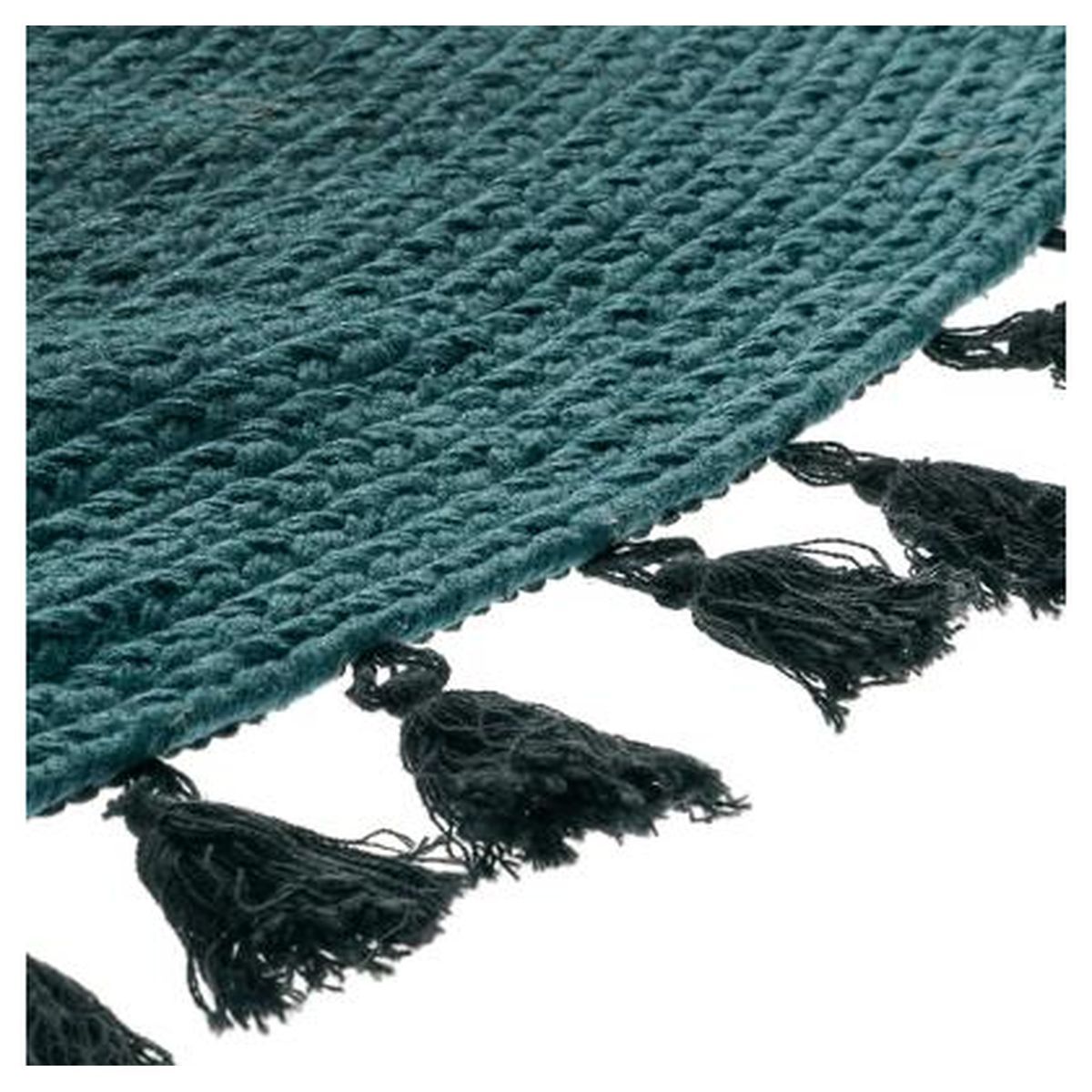 Tapis rond uni coton POP