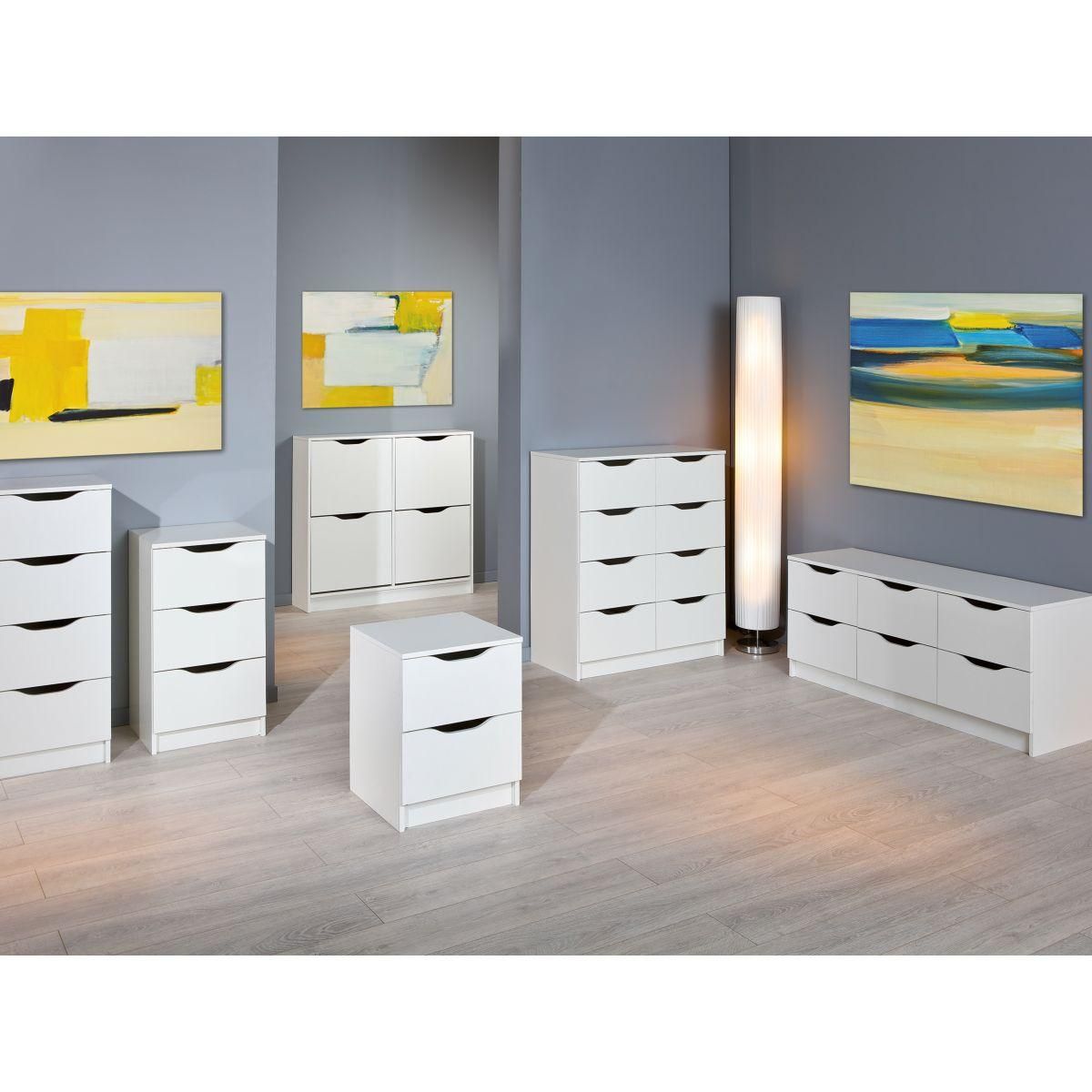 Meuble à chaussures 4 abattants FALONE