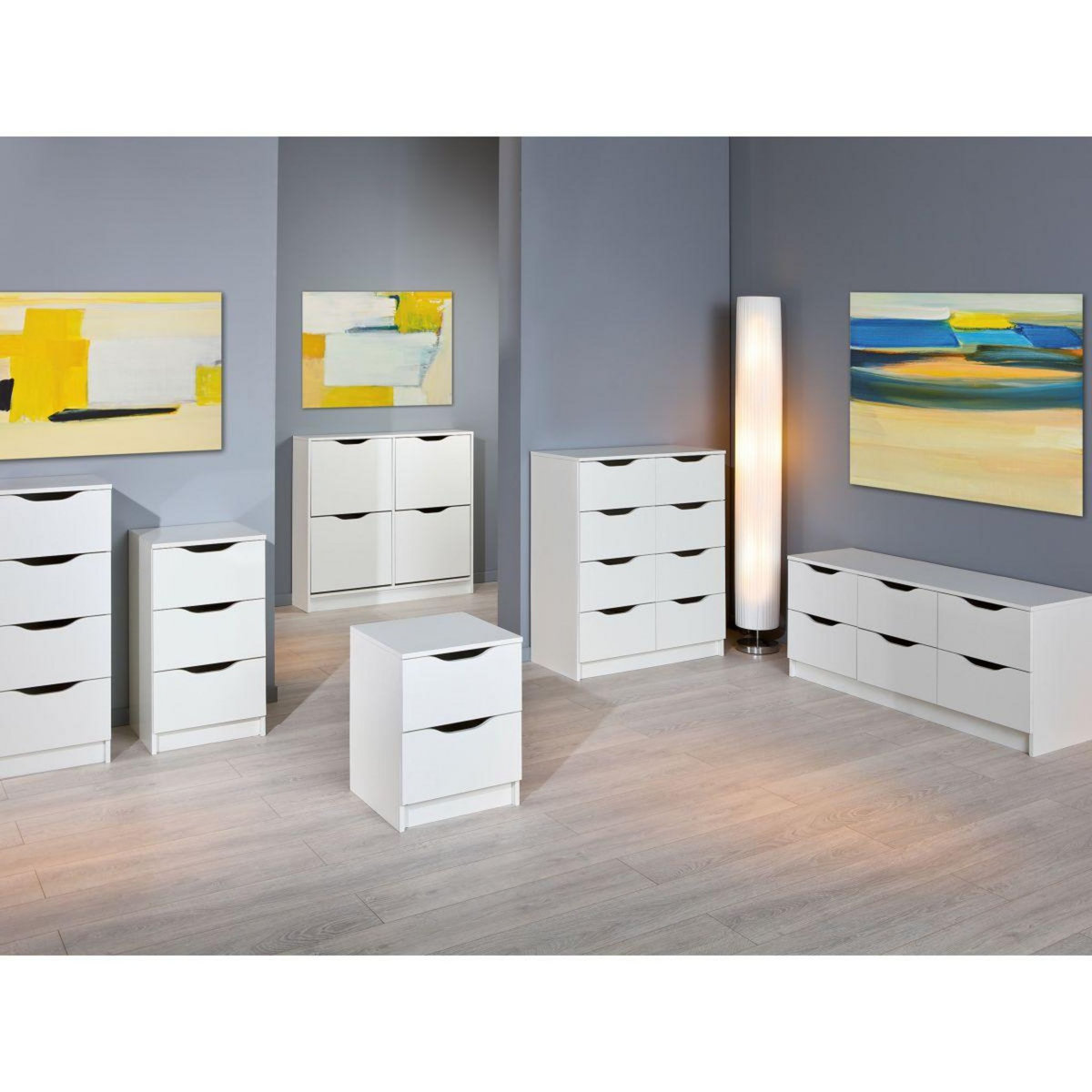 Meuble à chaussures 4 abattants FALONE