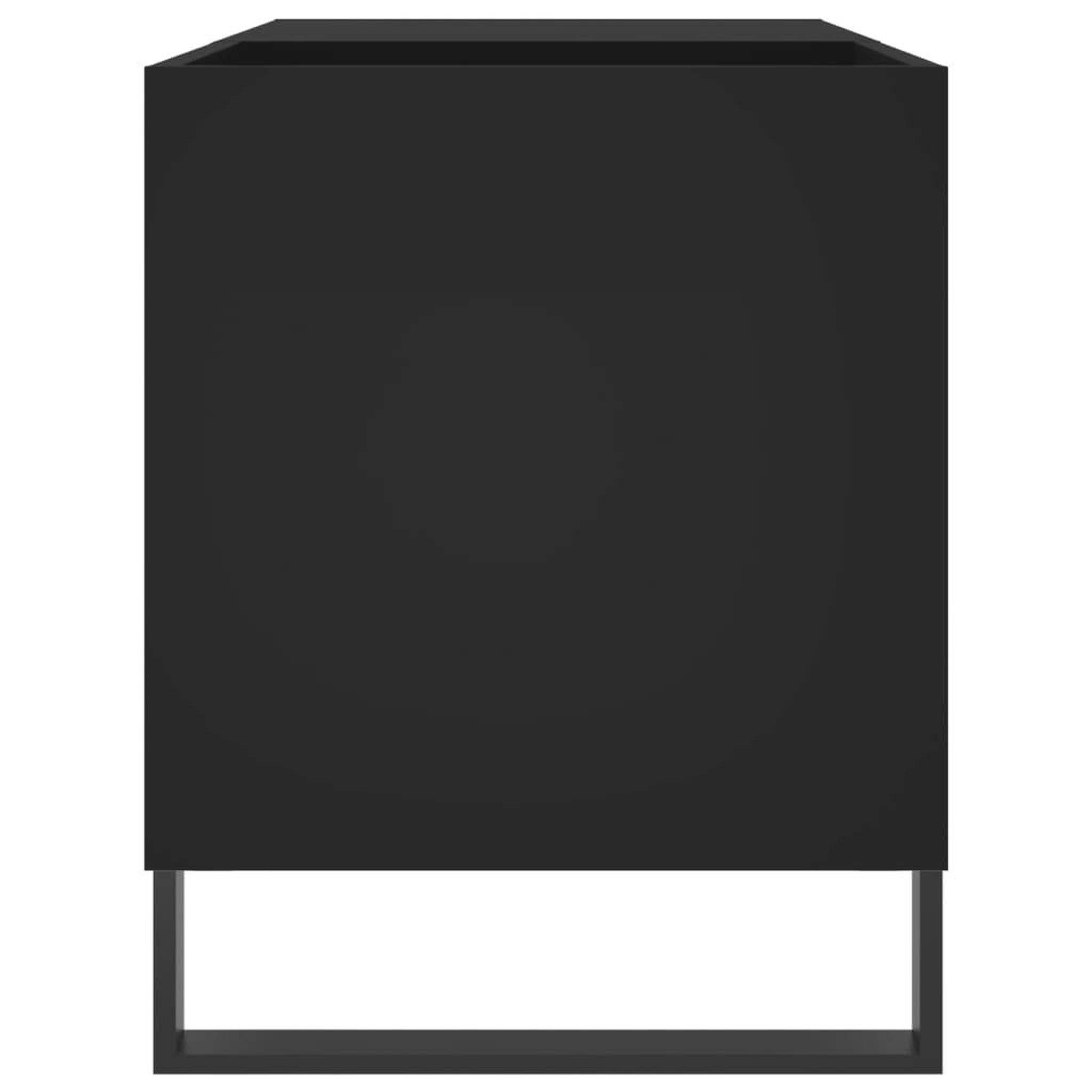 Voir la diapositive 5 : VIDAXL Armoire a disques noir 85x38x48 cm bois d'ingenierie