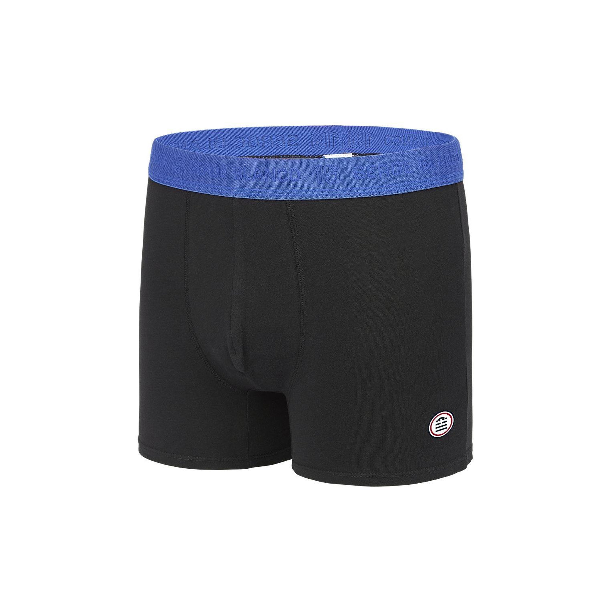 Voir la diapositive 3 : SERGE BLANCO Lot de 4 Boxers Serge Blanco coton homme Hype