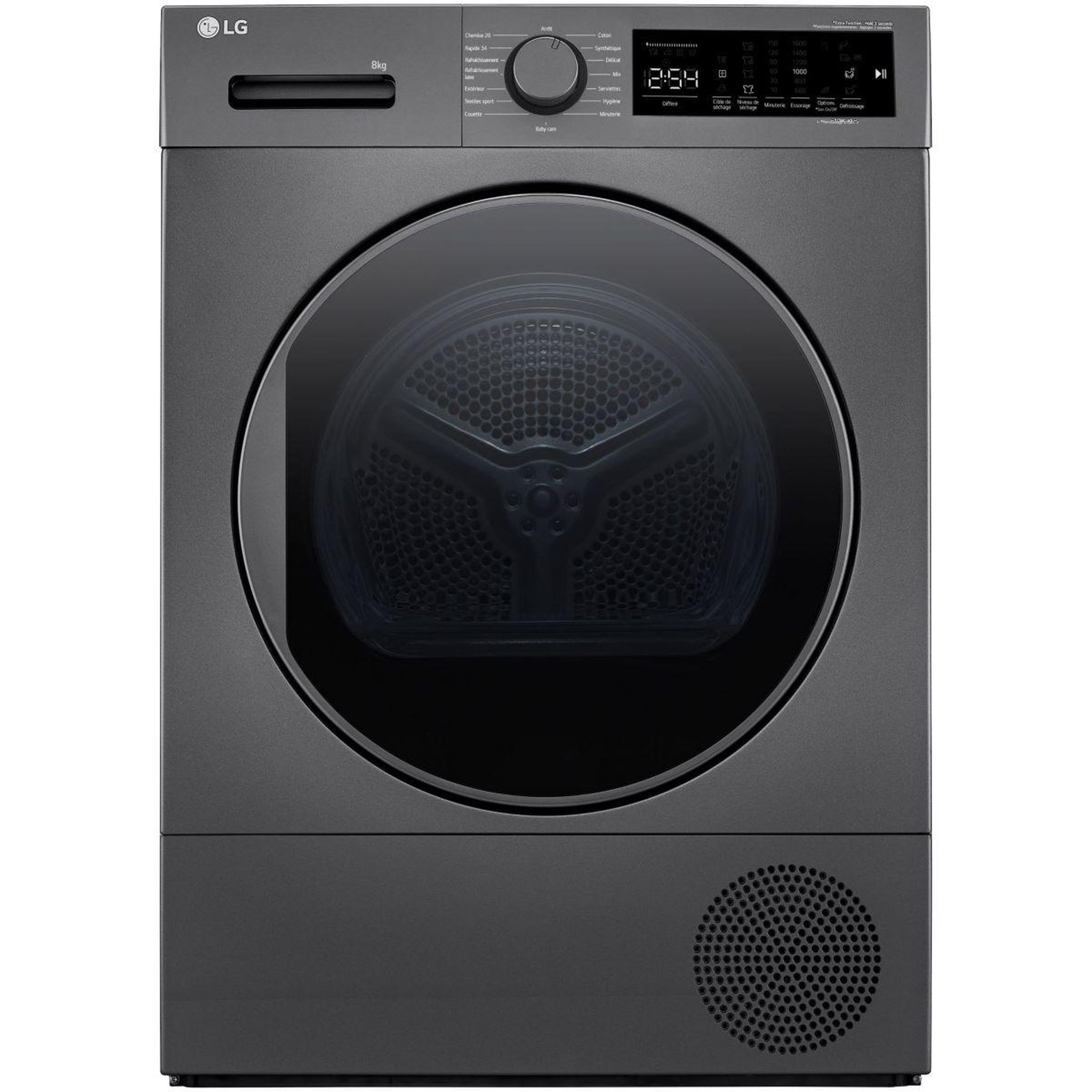 Voir la diapositive 1 : LG Sèche linge pompe à chaleur RH8D14ST