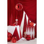 Voir la diapositive 3 : Paris Prix Déco Cône de Noël  Sequins  56cm Rouge