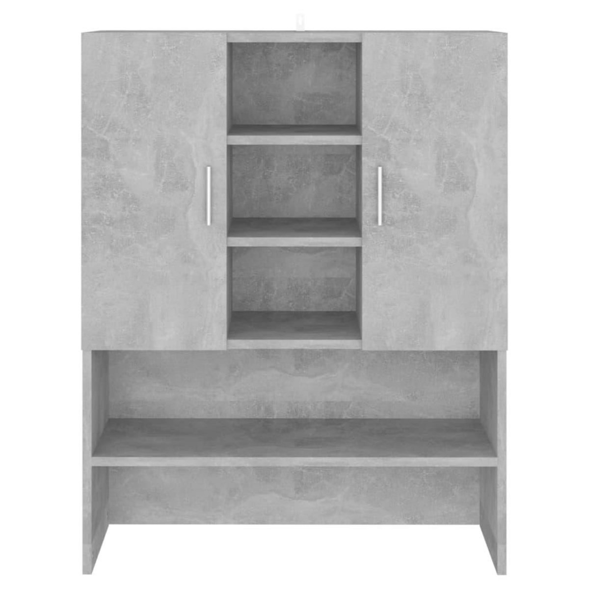 VIDAXL Meuble pour machine a laver Gris beton 70,5x25,5x90 cm