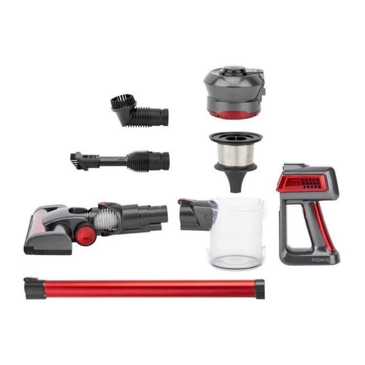 HKOENIG H.KoeNIG UP810 Aspirateur balai 2 en 1 sans fil PowerClean+