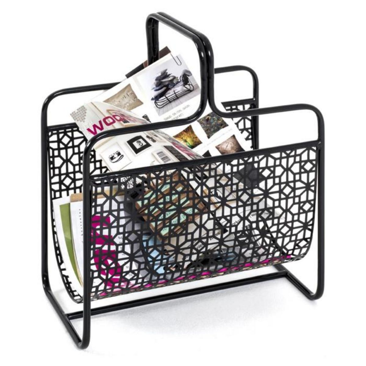 Paris Prix Porte-Revues en Métal  Magazines  45cm Noir