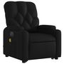 Voir la diapositive 4 : VIDAXL Fauteuil inclinable de massage electrique noir similicuir