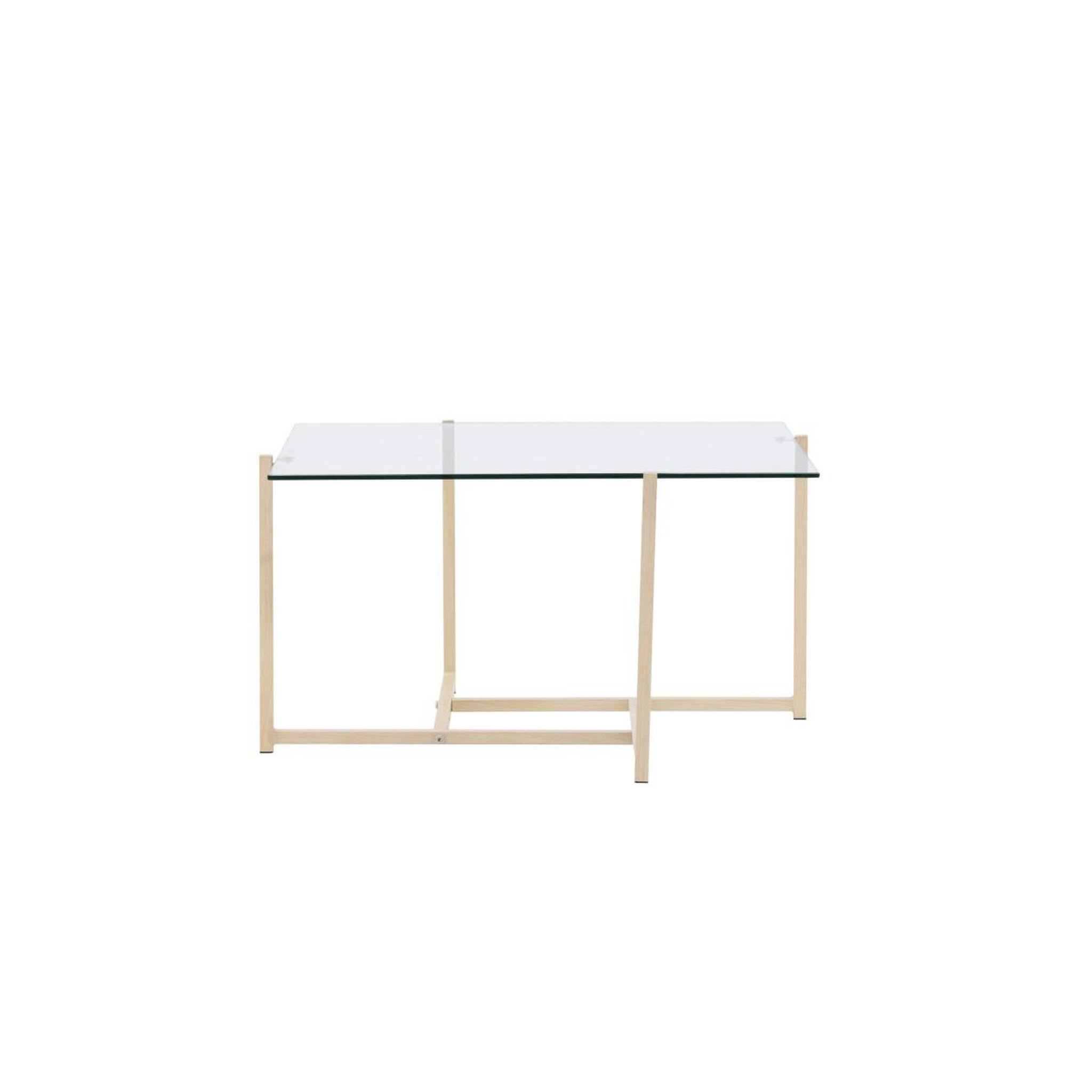 Voir la diapositive 2 : Paris Prix Table basse design  hybrid  80cm transparent