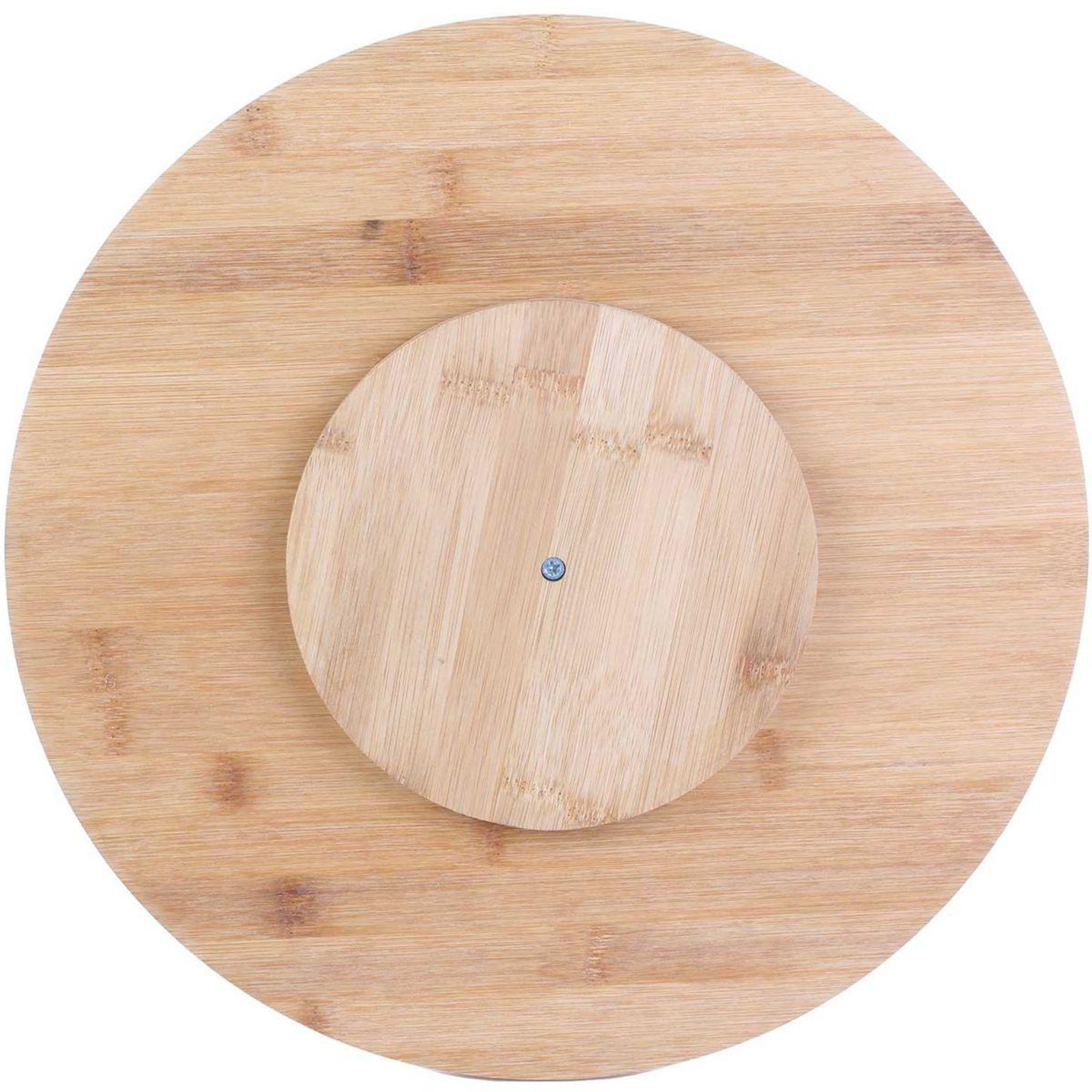 Voir la diapositive 3 : COOK CONCEPT Plateau rond tournant en bambou m12 - 35cm