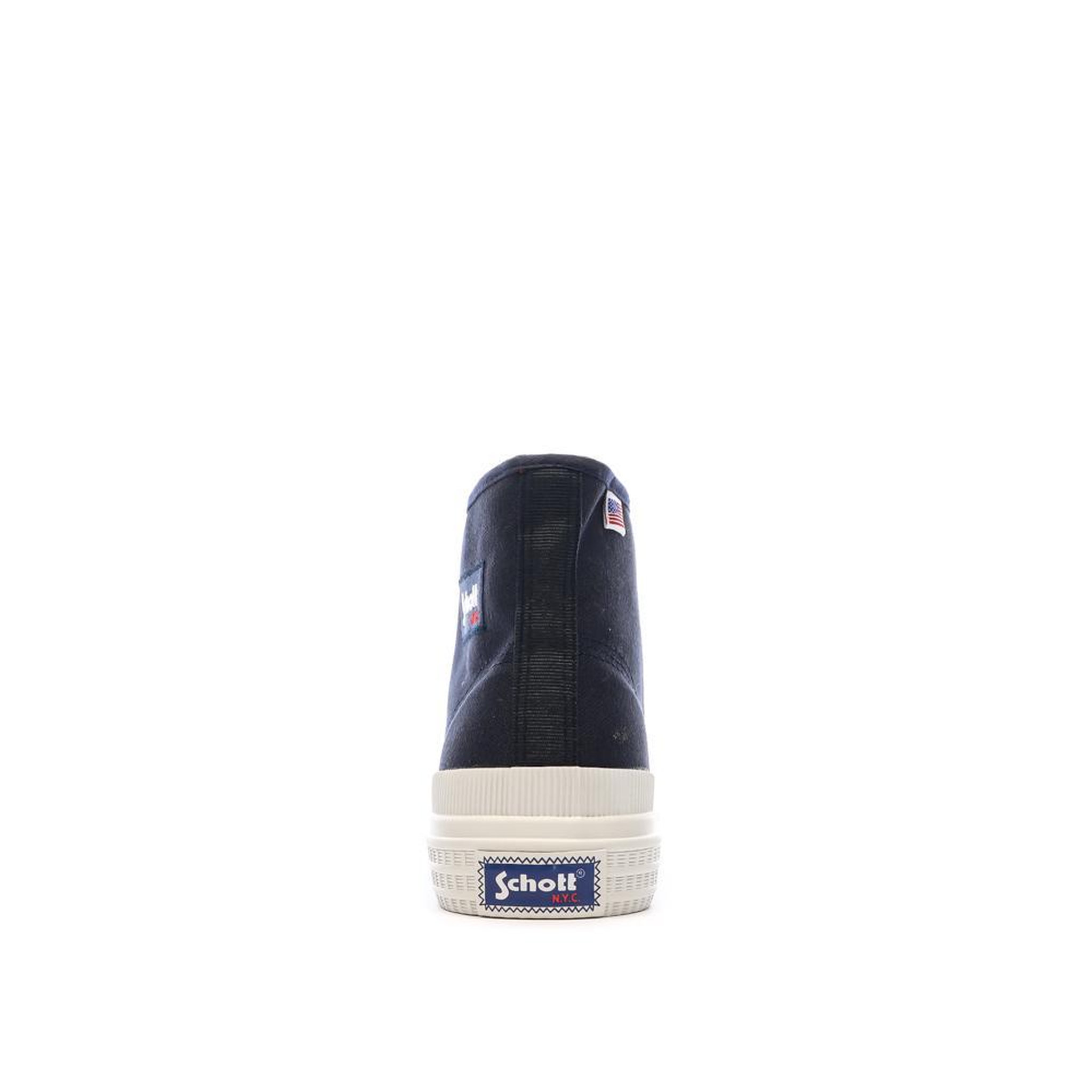 Voir la diapositive 3 : Schott Baskets Marines Homme Schott William