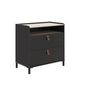 Voir la diapositive 1 : Commode 2 tiroirs L81xP44,5xH80cm COPENHAGUE