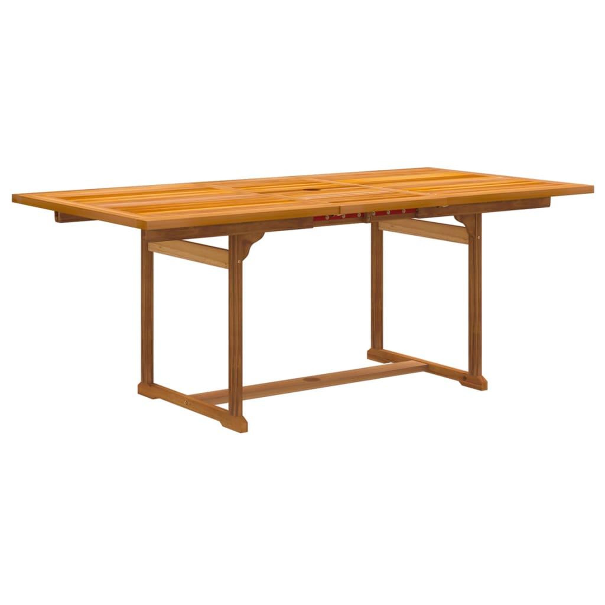Voir la diapositive 4 : VIDAXL Ensemble a Manger de jardin 7pcs bois d'acacia solide textilene