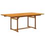 Voir la diapositive 4 : VIDAXL Ensemble a Manger de jardin 7pcs bois d'acacia solide textilene