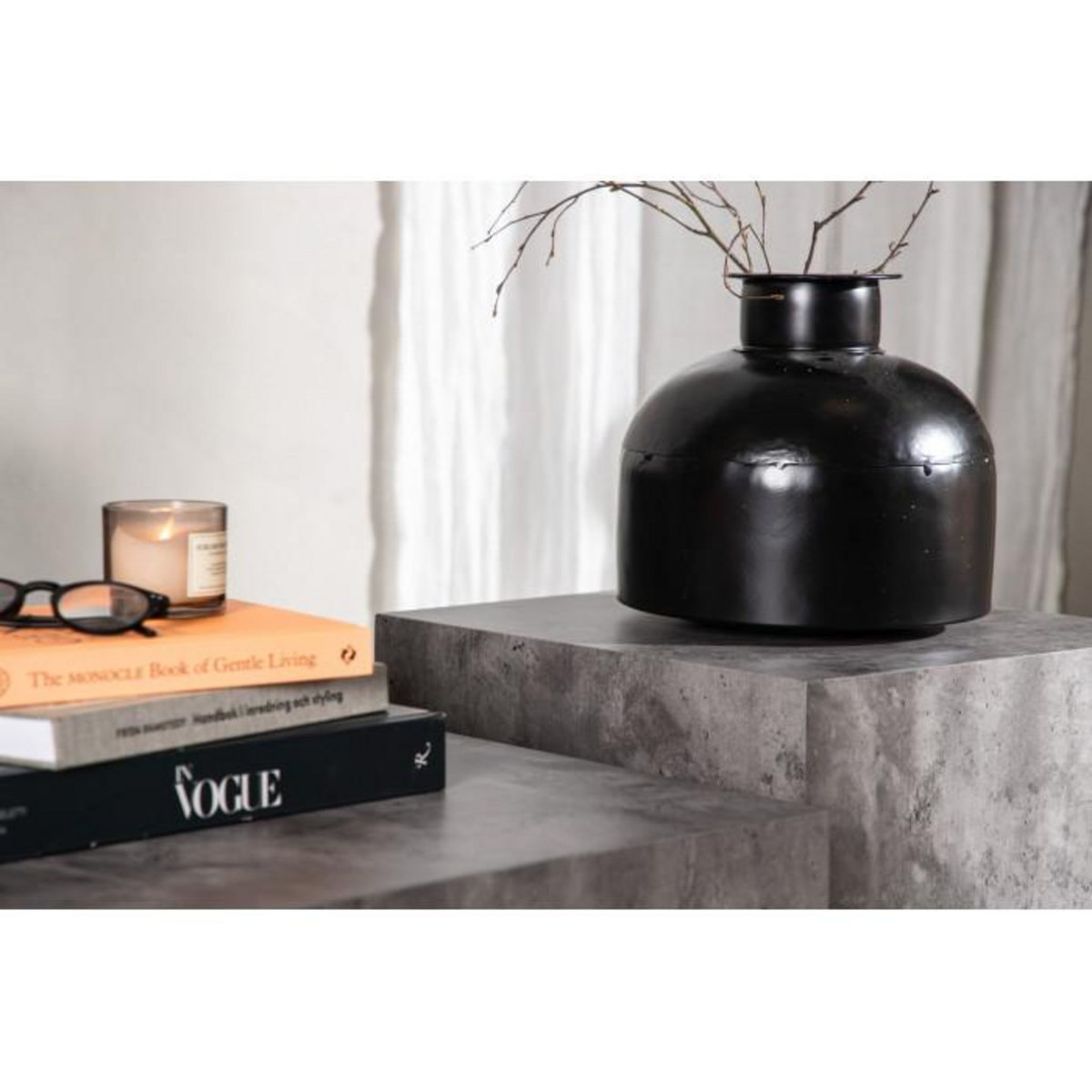 Paris Prix Lot de 2 Tables Basses Effet Marbre  York  80cm Gris