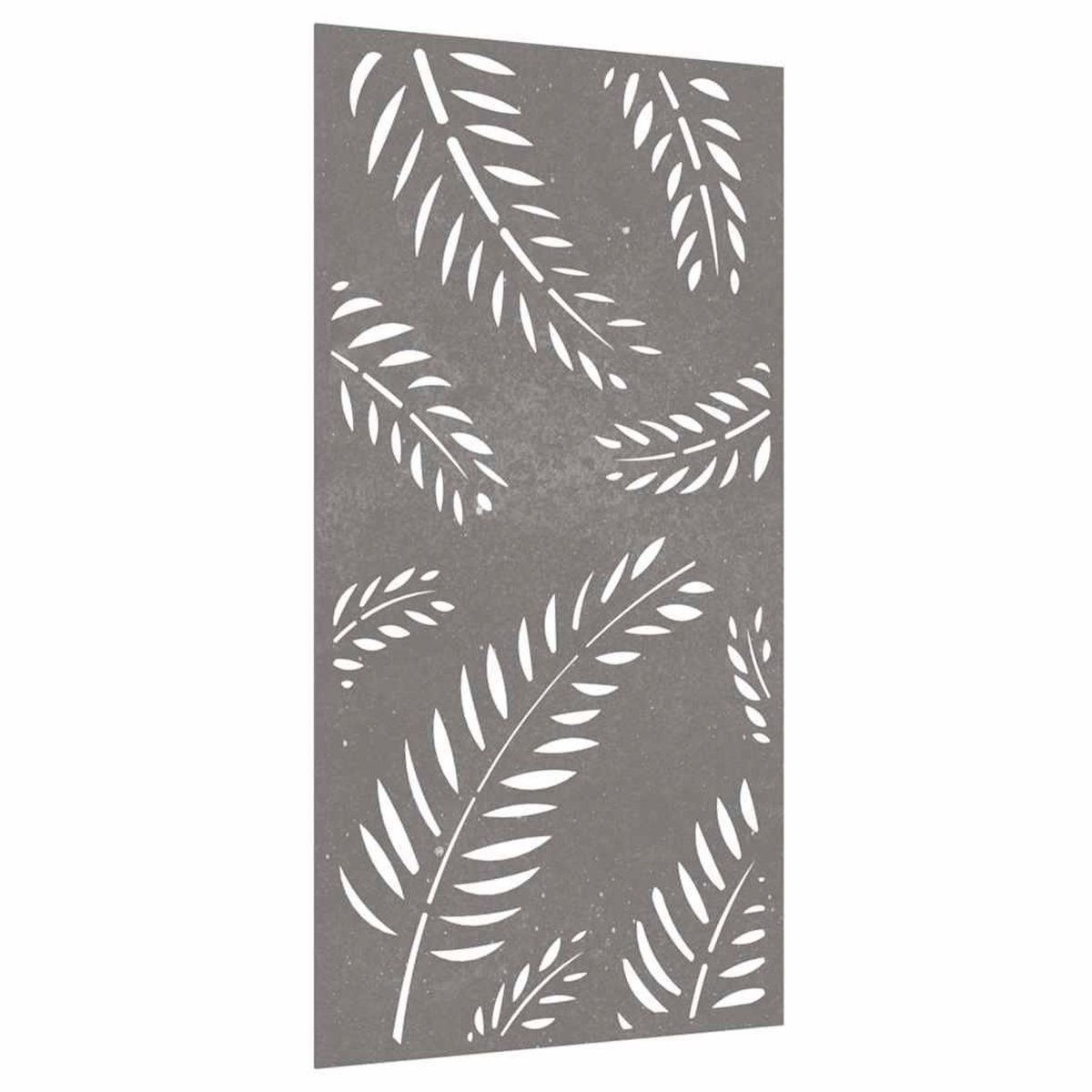 VIDAXL Decoration murale jardin 105x55 cm acier corten design feuille