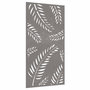 Voir la diapositive 3 : VIDAXL Decoration murale jardin 105x55 cm acier corten design feuille