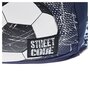 AUCHAN Sac à dos Premium 3 compartiments polyester bleu FOOTBALL STREET CODE