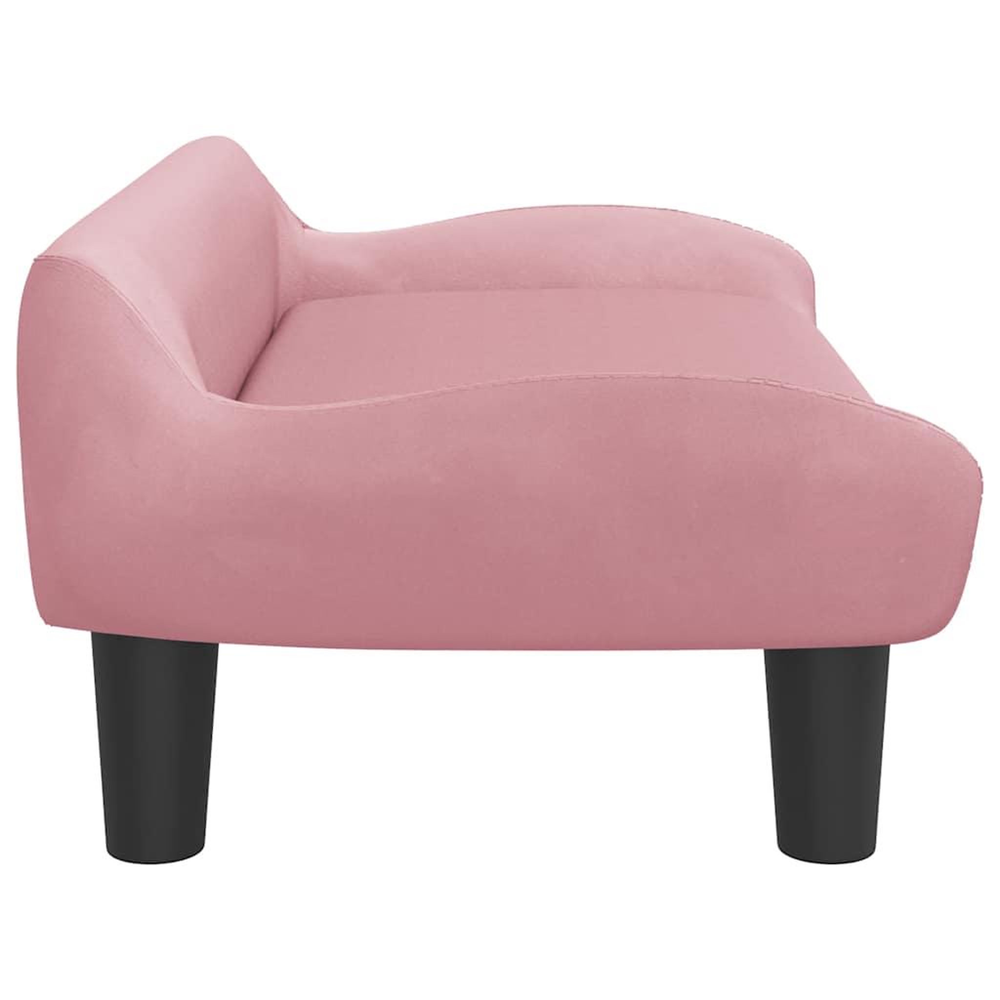 Voir la diapositive 4 : VIDAXL Lit pour chien rose 70x40x24 cm velours