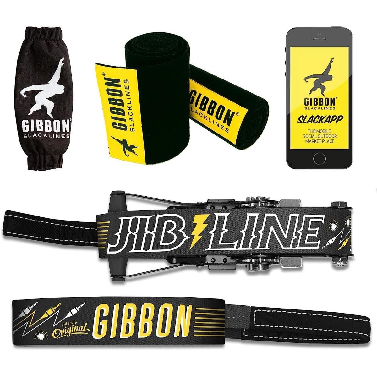 GIBBON Set Slackline Jibline - Protection D'arbre -12,5m