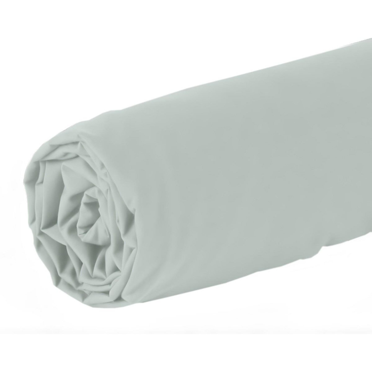 Home collection Drap housse de coton-bambou - bambou vert