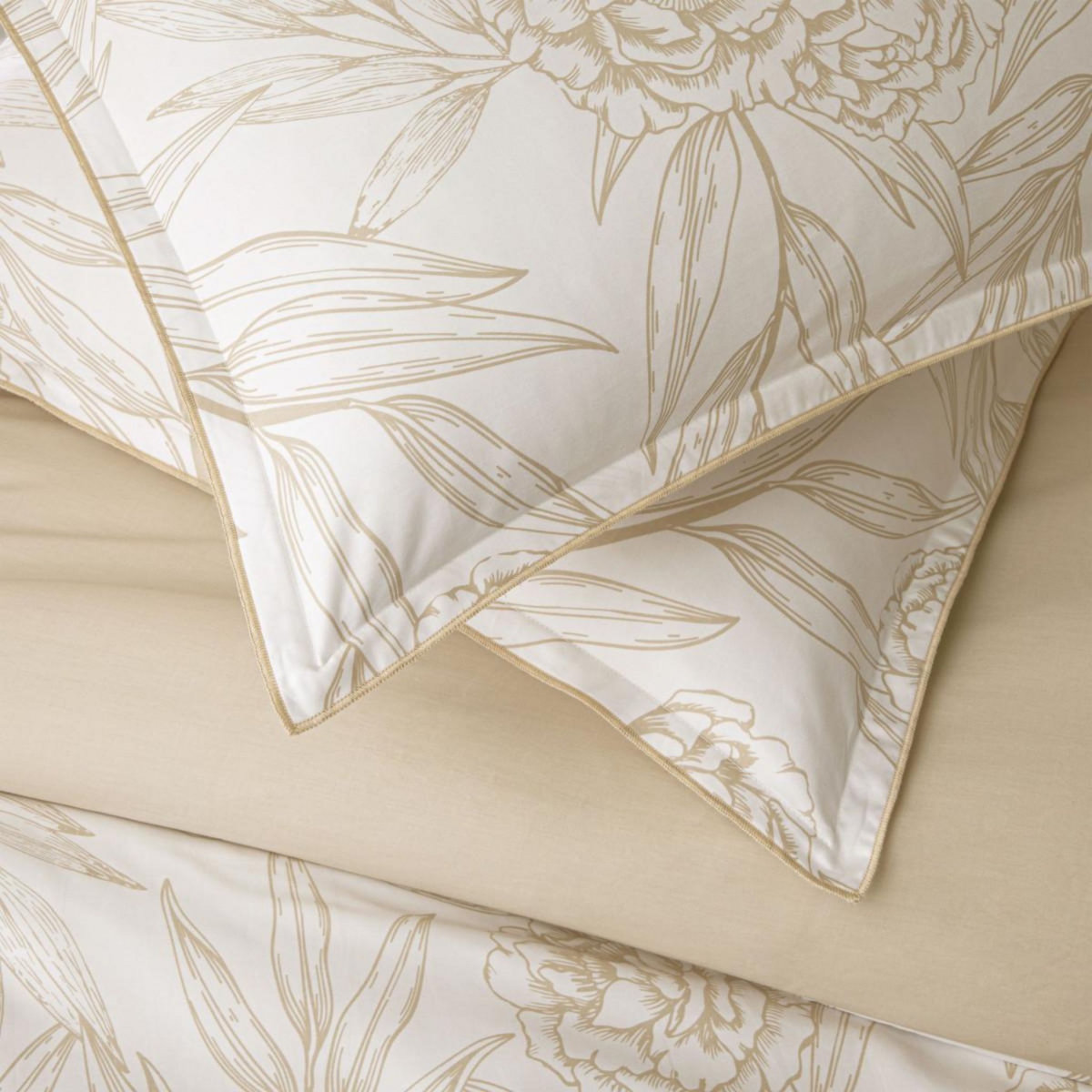 FUTURE HOME Parure de lit 2 personnes en satin de coton réversible