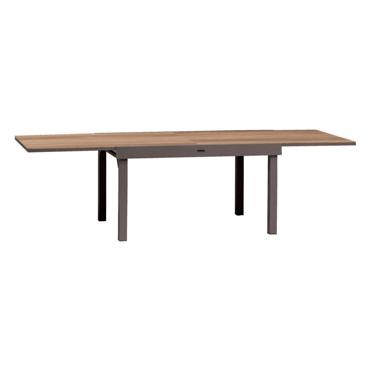 HESPERIDE Table de jardin extensible Piazza en aluminium